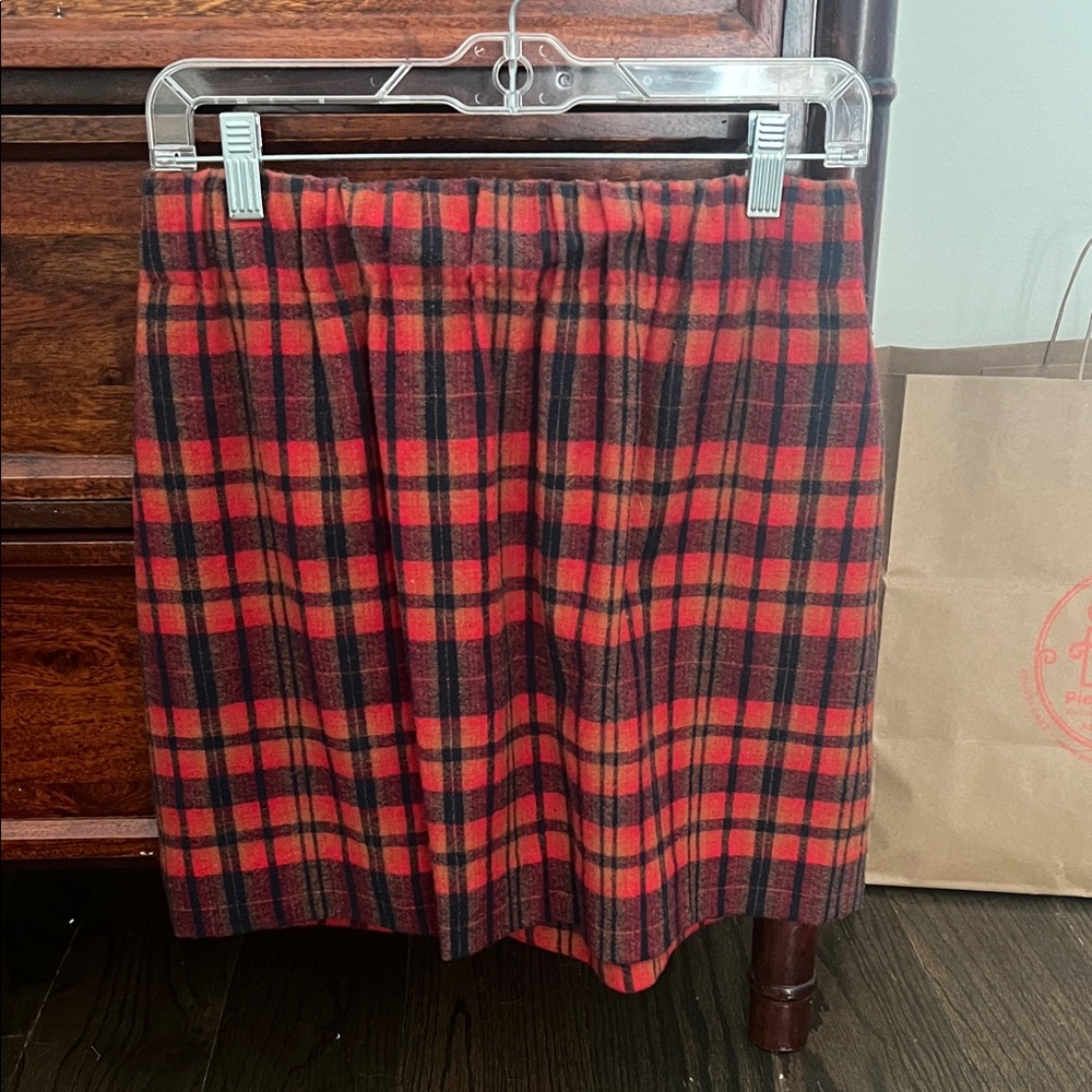 J Crew plaid skirt